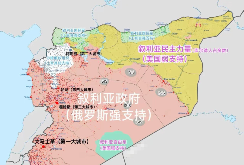 叙利亚咋样了 各方势力都吃饱了











叙利亚这地方，现在就像被人