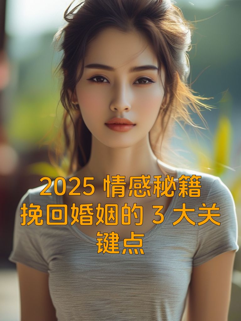 2025情感秘籍：挽回婚姻的3大关键点