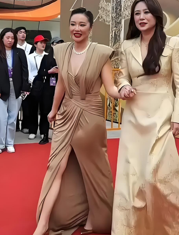 马丽高叶牵手走红毯，这波成熟美太动人
 
华表奖红毯上最戳人的一幕！马丽和高叶手