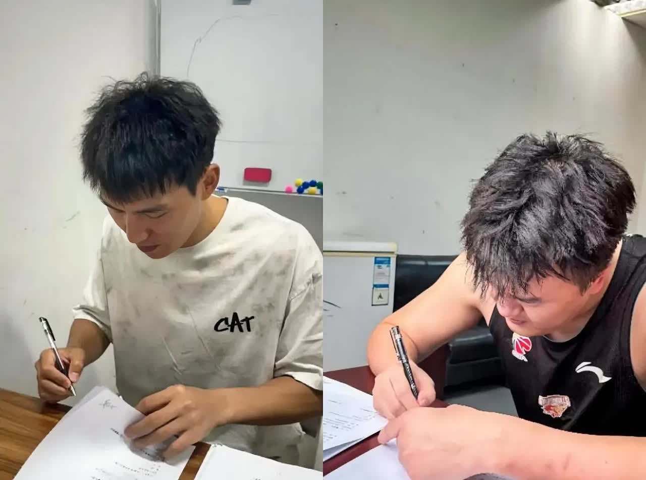 不得不说，浙江男篮
效率太高了！下午才宣布
余嘉豪加盟西甲，现在
就把三个