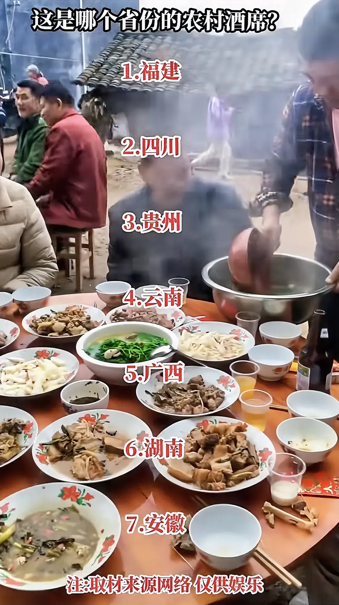 这是哪个省份农村酒席？