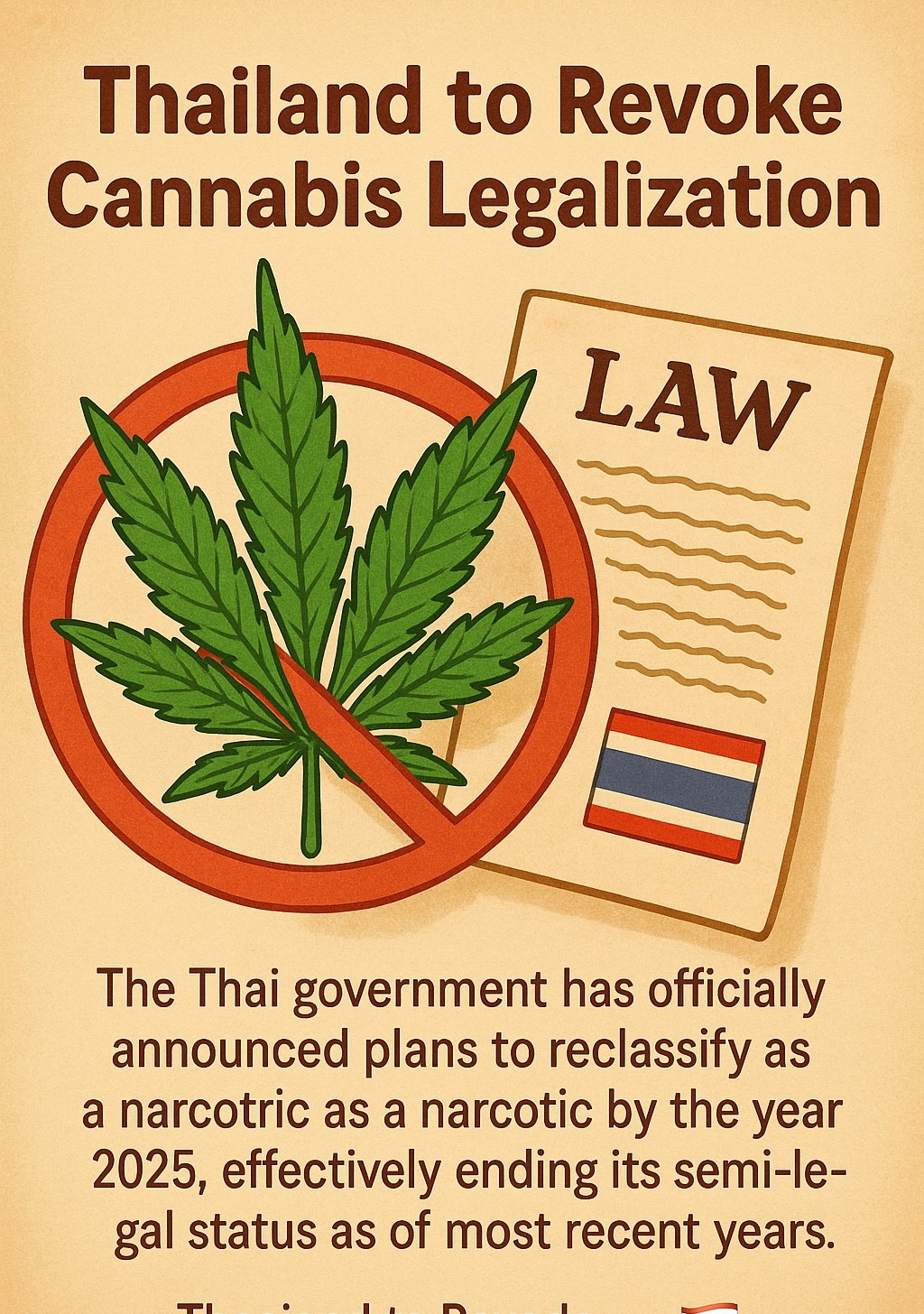 标题：泰国大麻玩完，明年开始严打！











天呐！泰国这是要搞事情