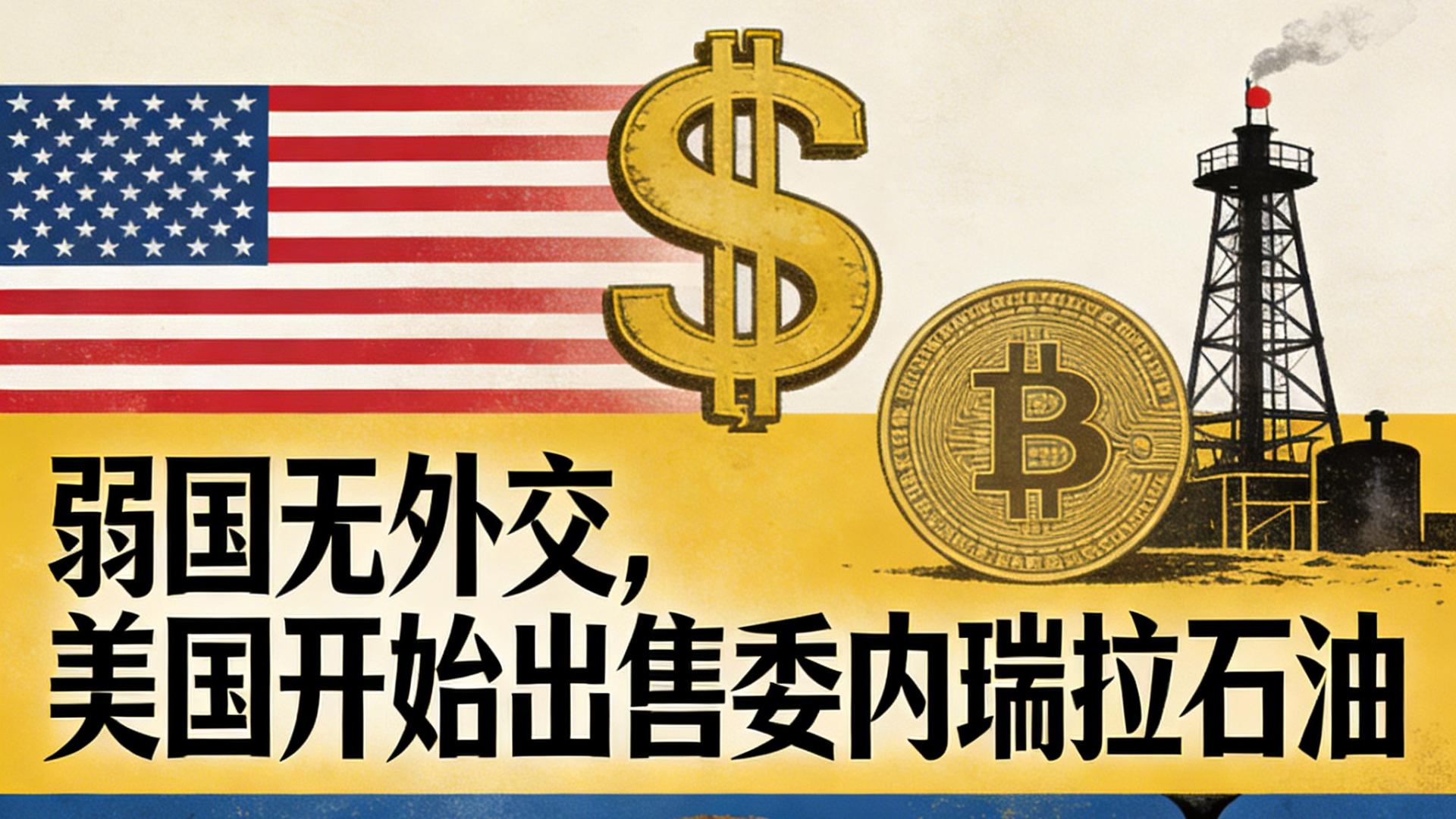 弱国无外交：美国开始出售从委内瑞拉抢夺的石油！