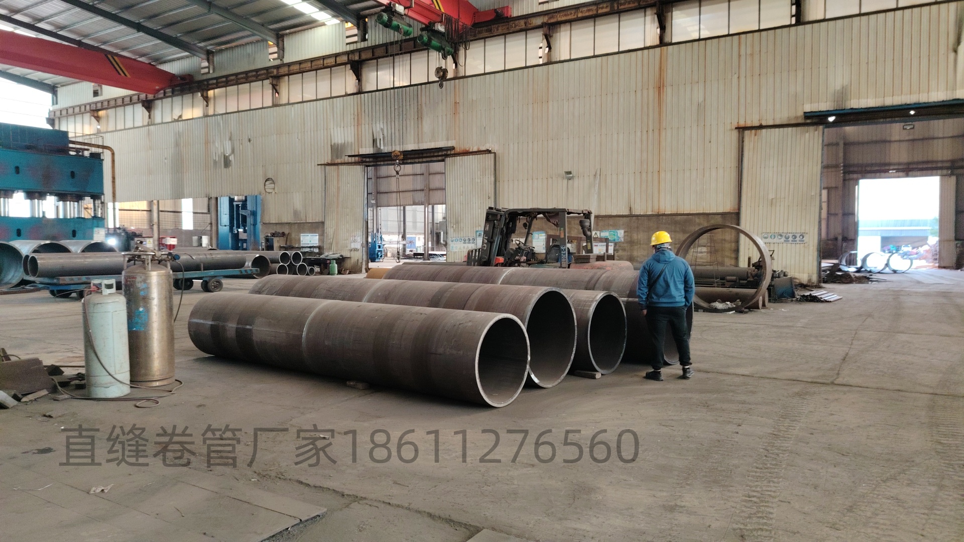 沧州螺旋卷管丁字焊直缝卷管大口径厚壁卷管生产厂家
