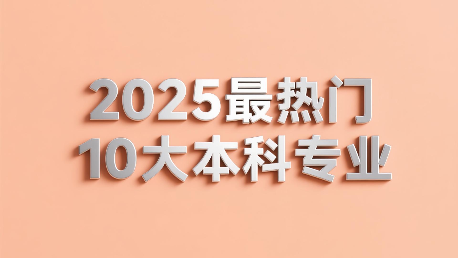 2025高考最热门的10大本科专业大变样，计算机科学与技术榜上无名