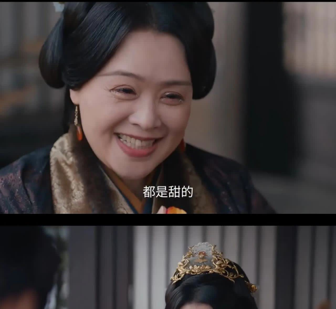 哈哈，又看到她了《折腰》里演男主魏劭的妈妈！

崔奕47岁，长得温和大气，自