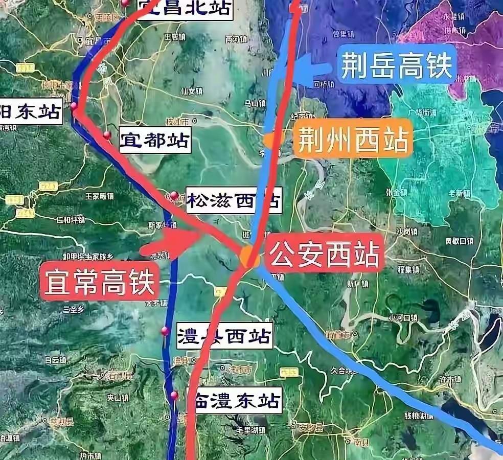 根据十五五规划，南北两省联手打造洞庭湖区及江汉平原南部高铁的规划，荆松连线已经毫