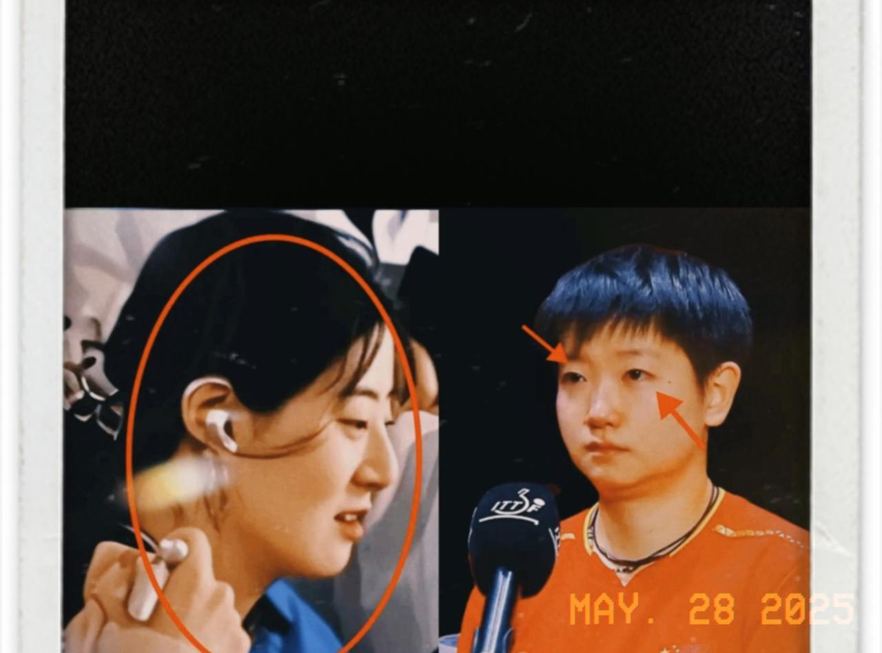 多哈的赛场上，
孙颖莎准备发球时，
一声干扰孙颖莎发球的喊声传入耳中，
这让本场