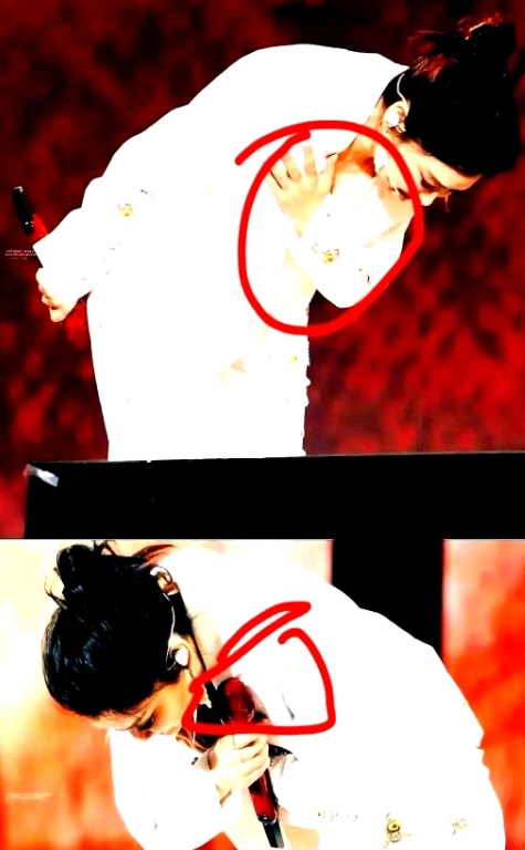 青岛演唱会现场，玲花望着密密麻麻的观众，突然笔直弯腰九十度：