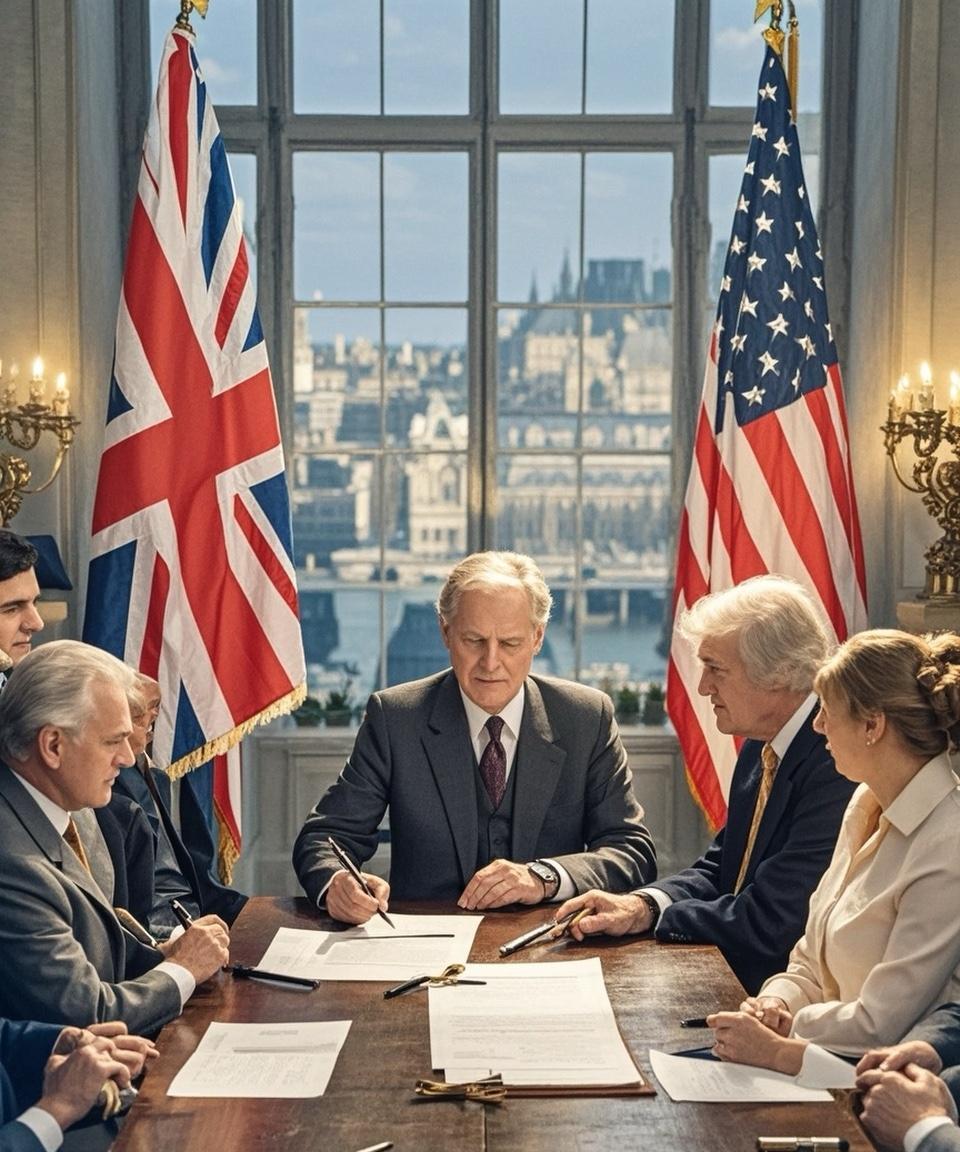 美国忙活了一个多月，终于与一个国家达成贸易协议，而这个国家是美国的亲兄弟英国。