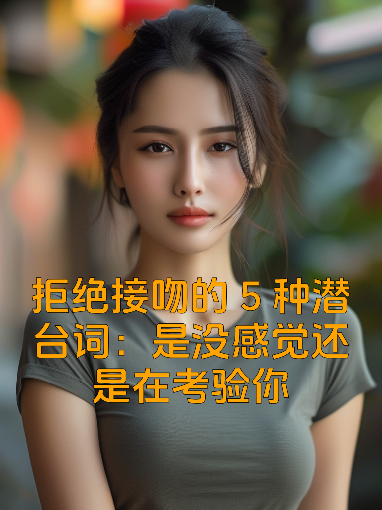 拒绝接吻的5种潜台词：是没感觉还是在考验你