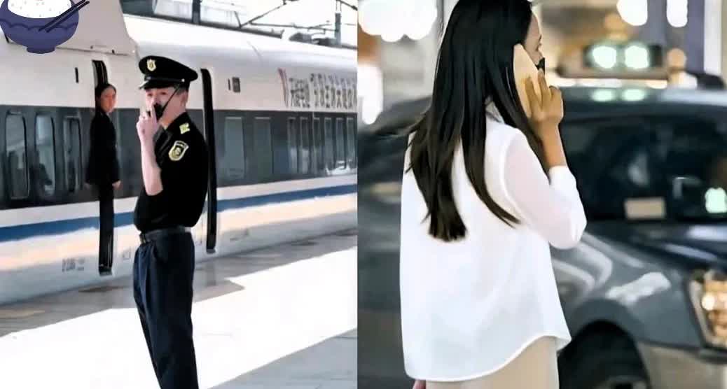 四川一女子乘坐高铁时！

发现站台上有工作人员在抽烟，就拍下照片举报了，说要