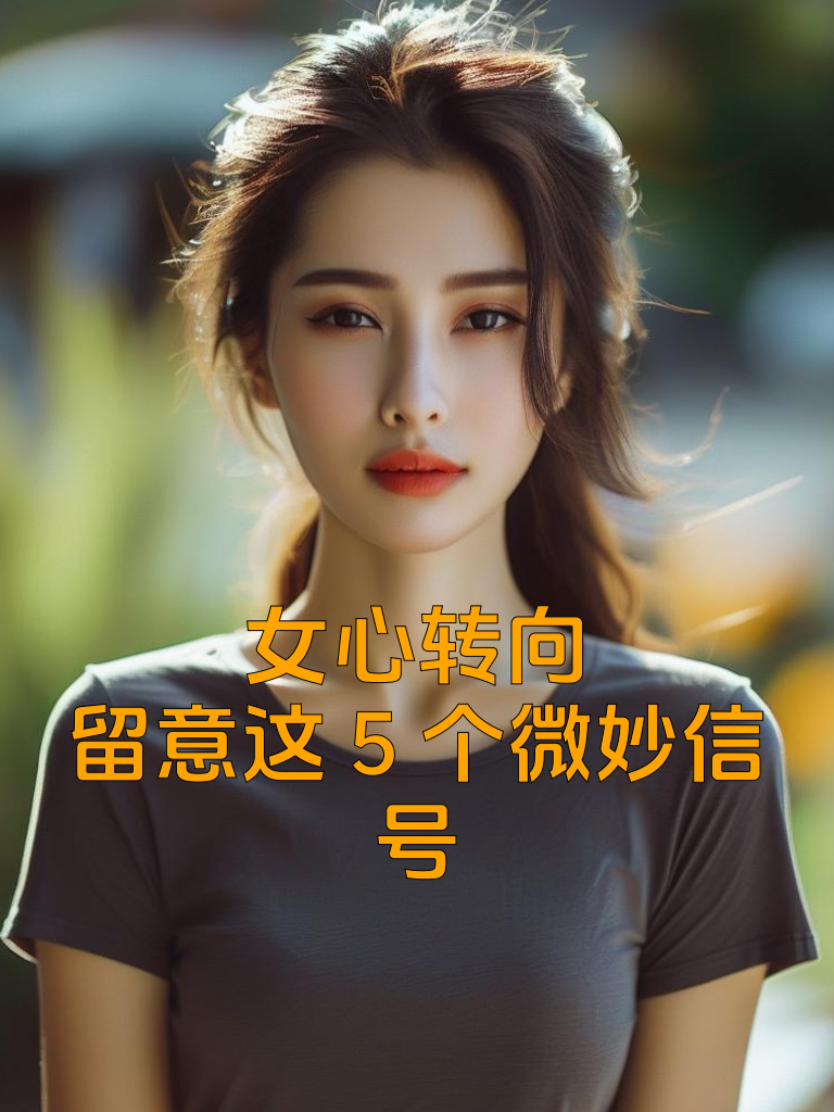 女心转向，留意这5个微妙信号