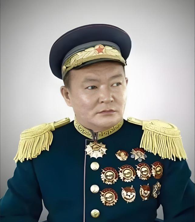 看清这个胸前挂满勋章的人，他是中华民族的罪人。就是他跟外人勾结，把外蒙古硬生生推