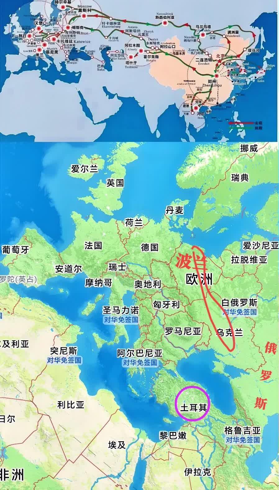 波兰愚不可及！战火，各国避之不及！但波兰竟惹火上身，愚蠢至极！要不是影响中欧班列
