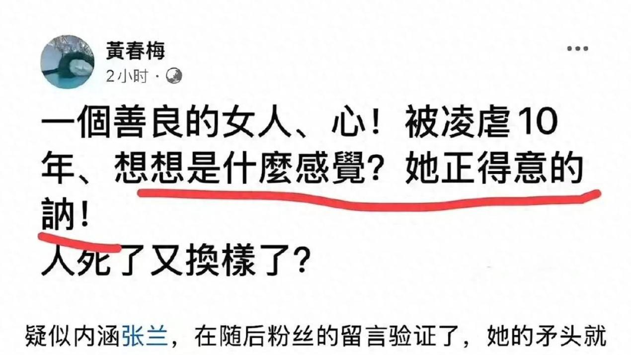 S妈是真不让大S安宁啊，又评论网友抨击张兰：拜托 替大S伸张正义