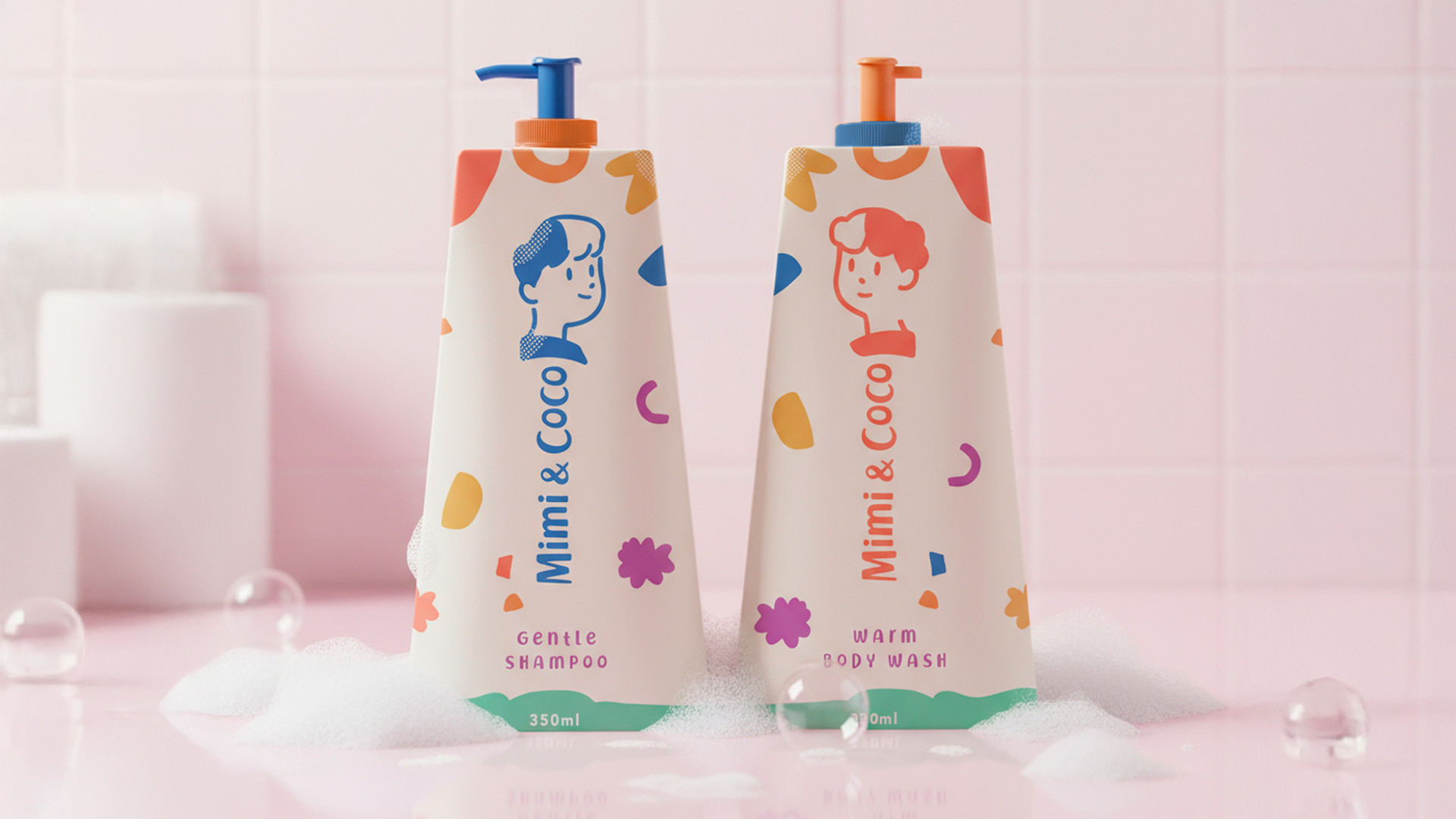 视觉治愈之旅：诠释温馨与美好的婴儿洗护包装设计
