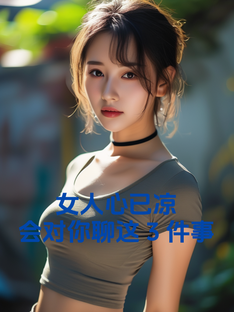 女人心已凉，会对你聊这3件事