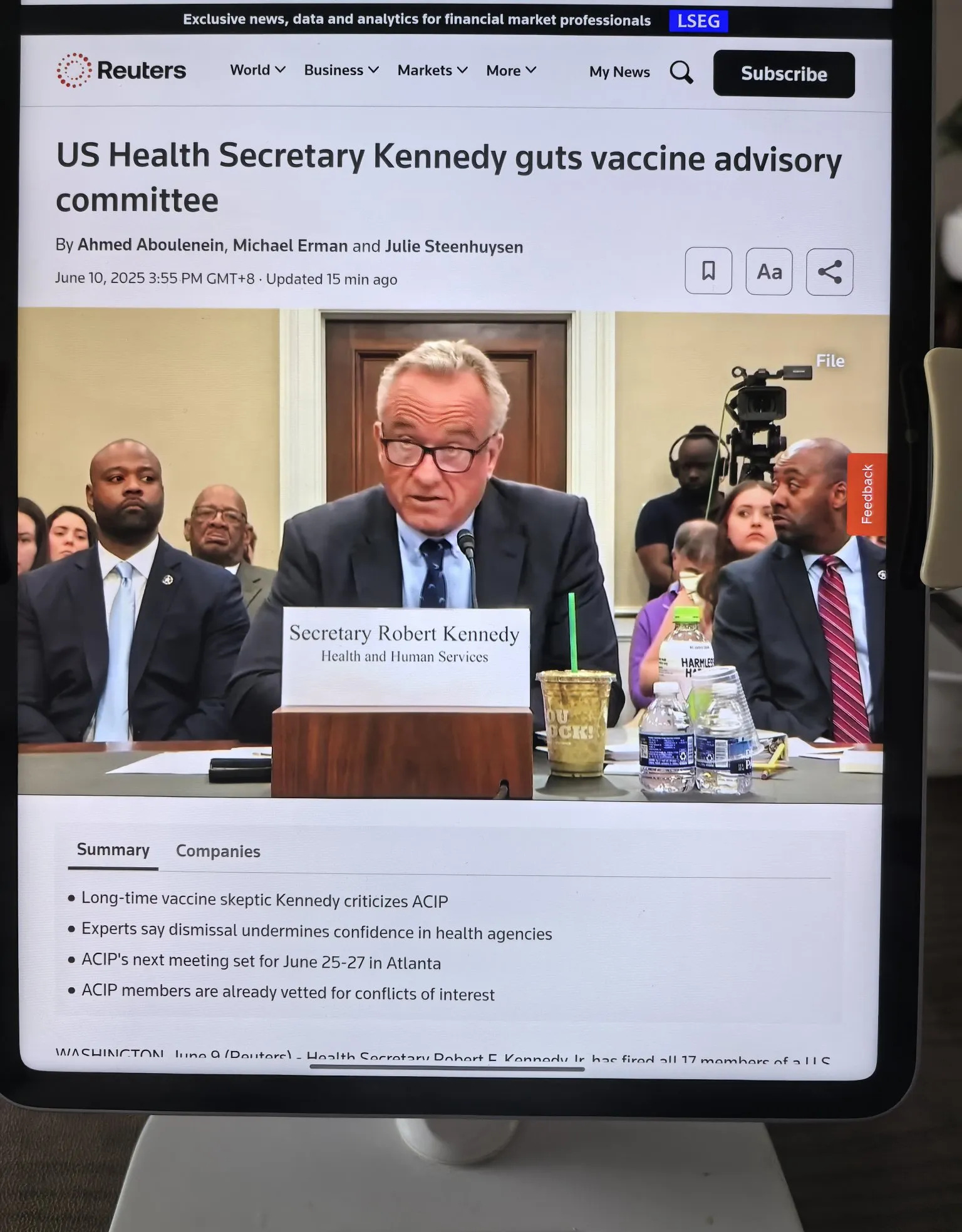美国解雇疾控中心疫苗专家











天呐，这简直是晴天霹雳！美国卫生