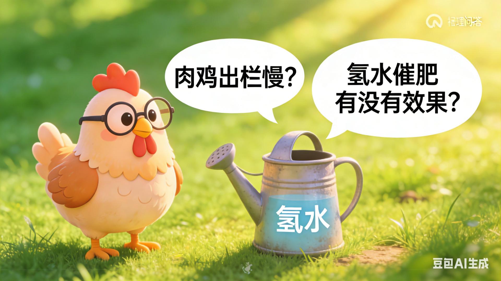 肉鸡出栏慢？氢水催肥有没有效果？