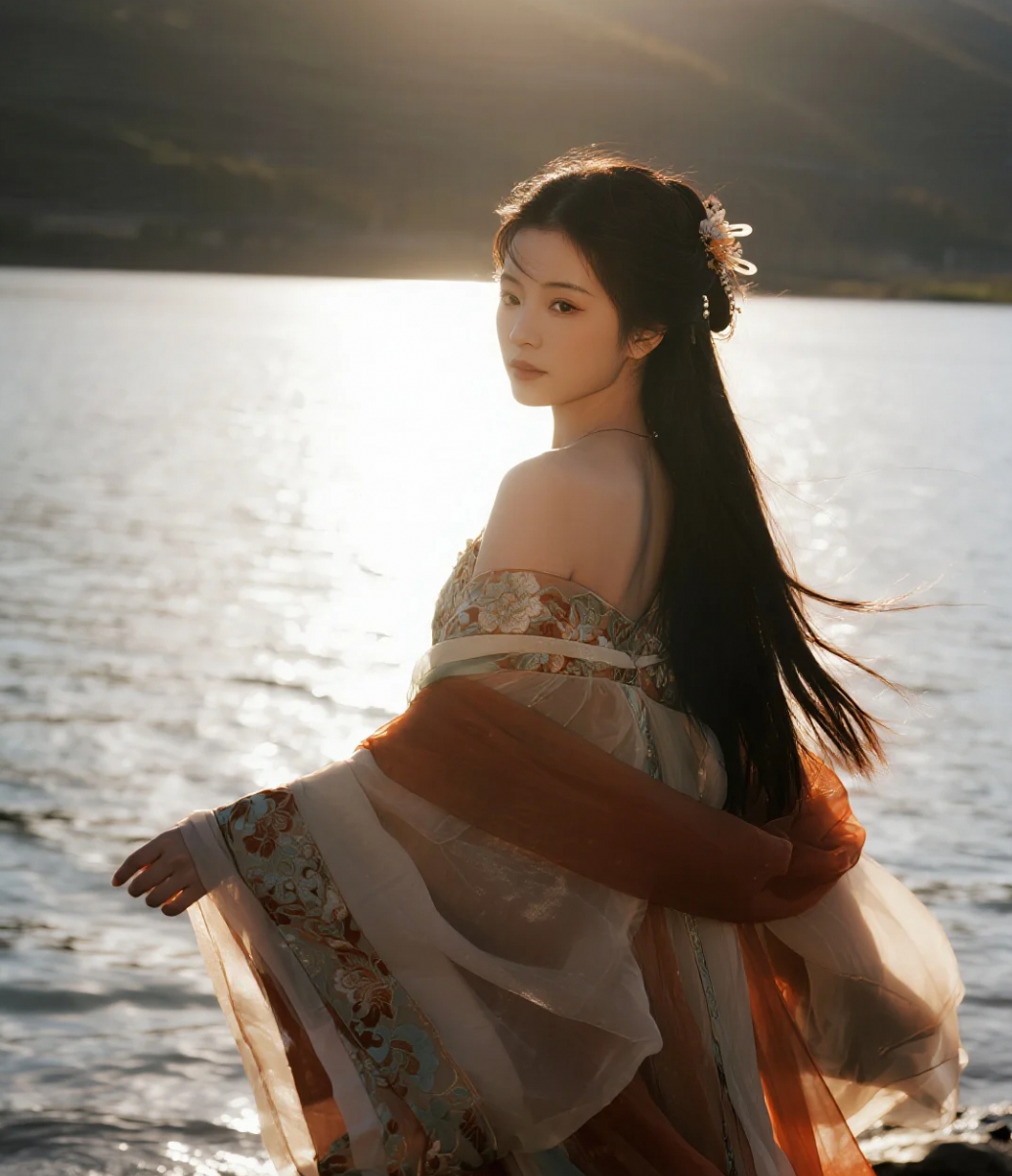 古风美人轻轻一笑，你喜欢么？