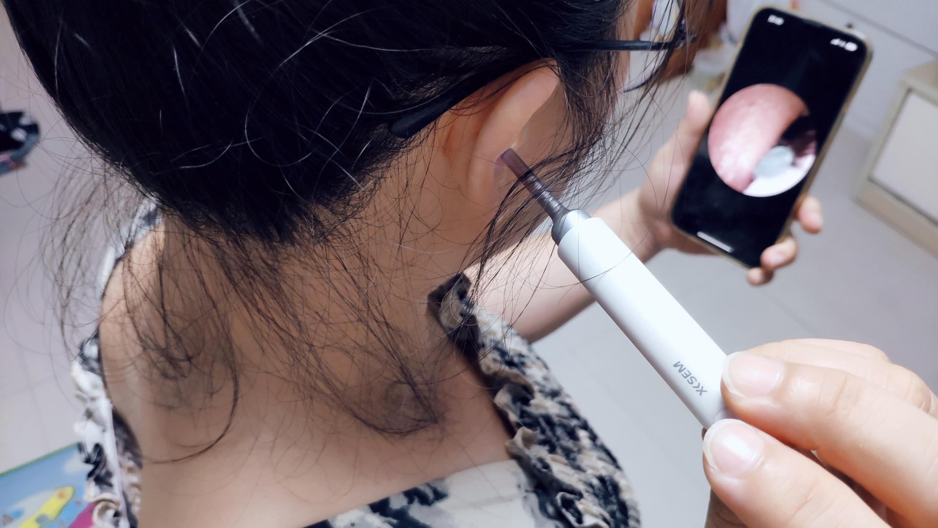 可视采耳越级体验-西圣Find X智能可视挖耳勺