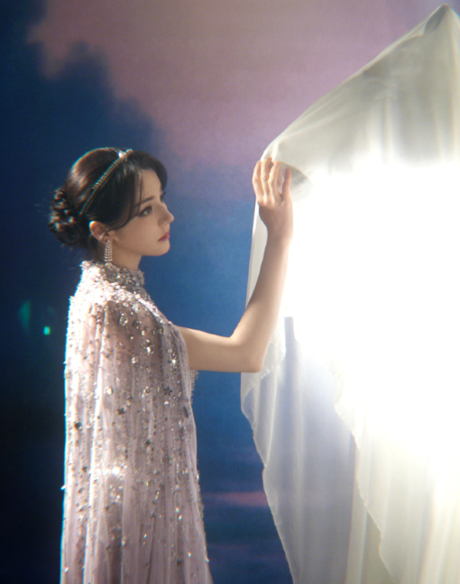 迪丽热巴的仙女风妆造，超nice的，喜欢吗？