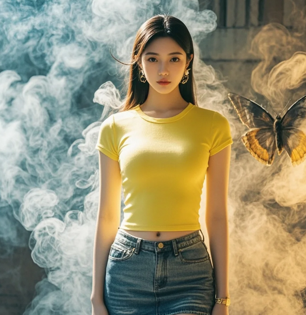 少妇曼妙身姿摇曳，紧身包裹尽显傲人曲线