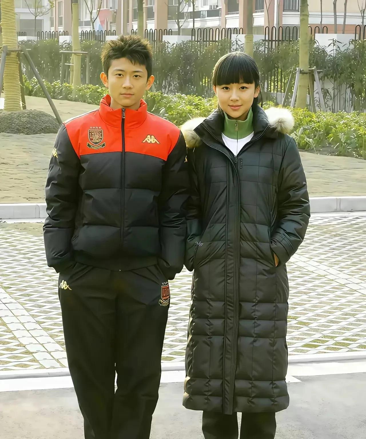 杨紫和张一山青春时代，两人也算青梅竹马了。#杨紫#