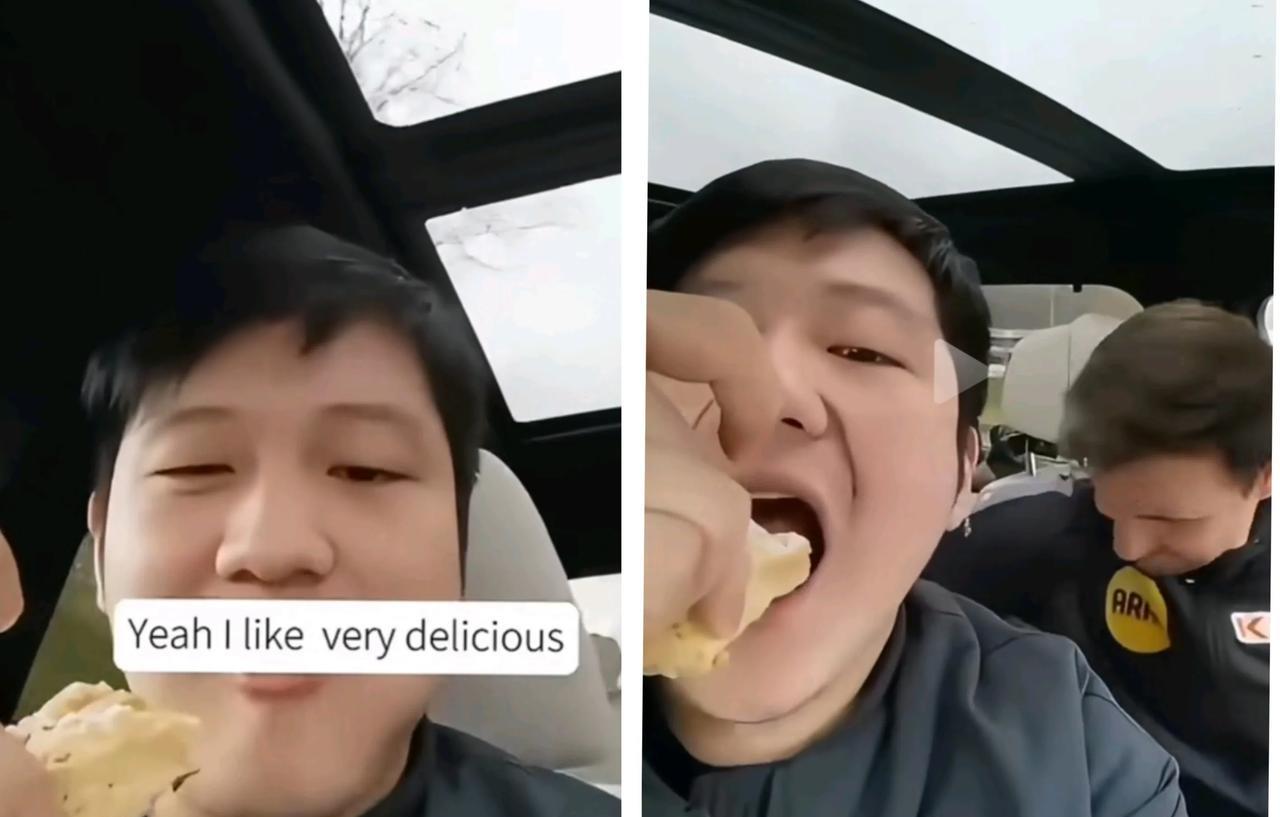看看樊振东在国外吃着波尔妈妈做的点心多快乐。不管在里哪里他过的开心自由快乐才是主