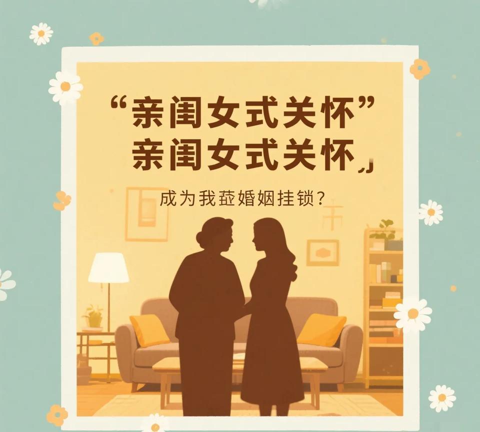 婆婆的“亲闺女式关怀”，成了我婚姻枷锁？
以为“把你当亲闺女”是温暖承诺，却成了