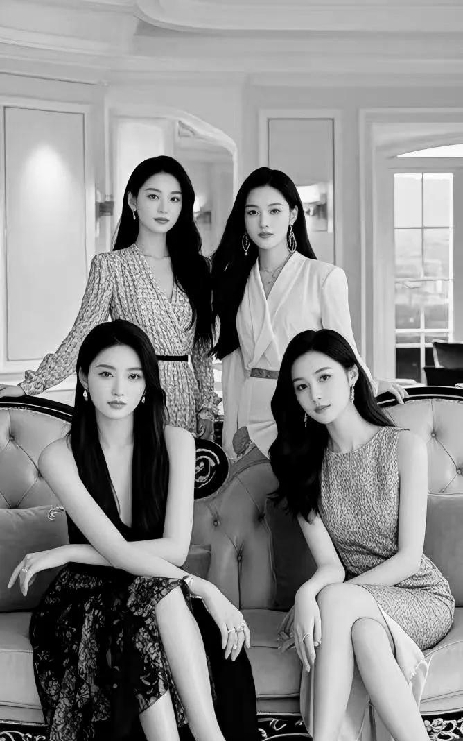 你们发现没有，美女如果是那种风尘气浓厚的，黑白照片比彩色照片更耐看。如图。
反之