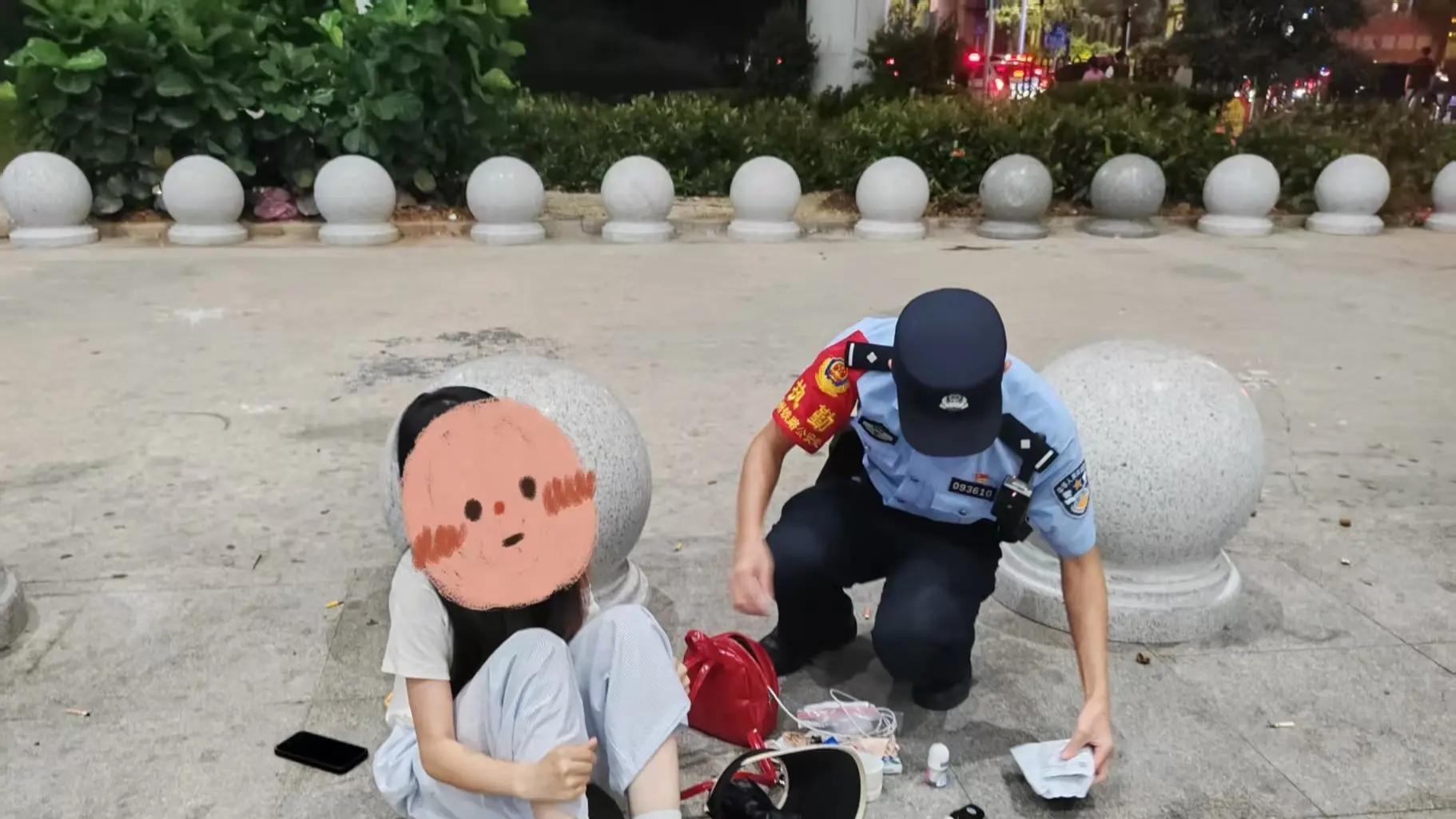 深夜暖心守护！ 普宁站派出所紧急救助突发晕倒女孩