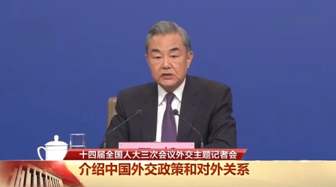 王毅谈乌克兰危机。

在谈到乌克兰危机时，王毅表示，中国一开始就主张谈判，为和平