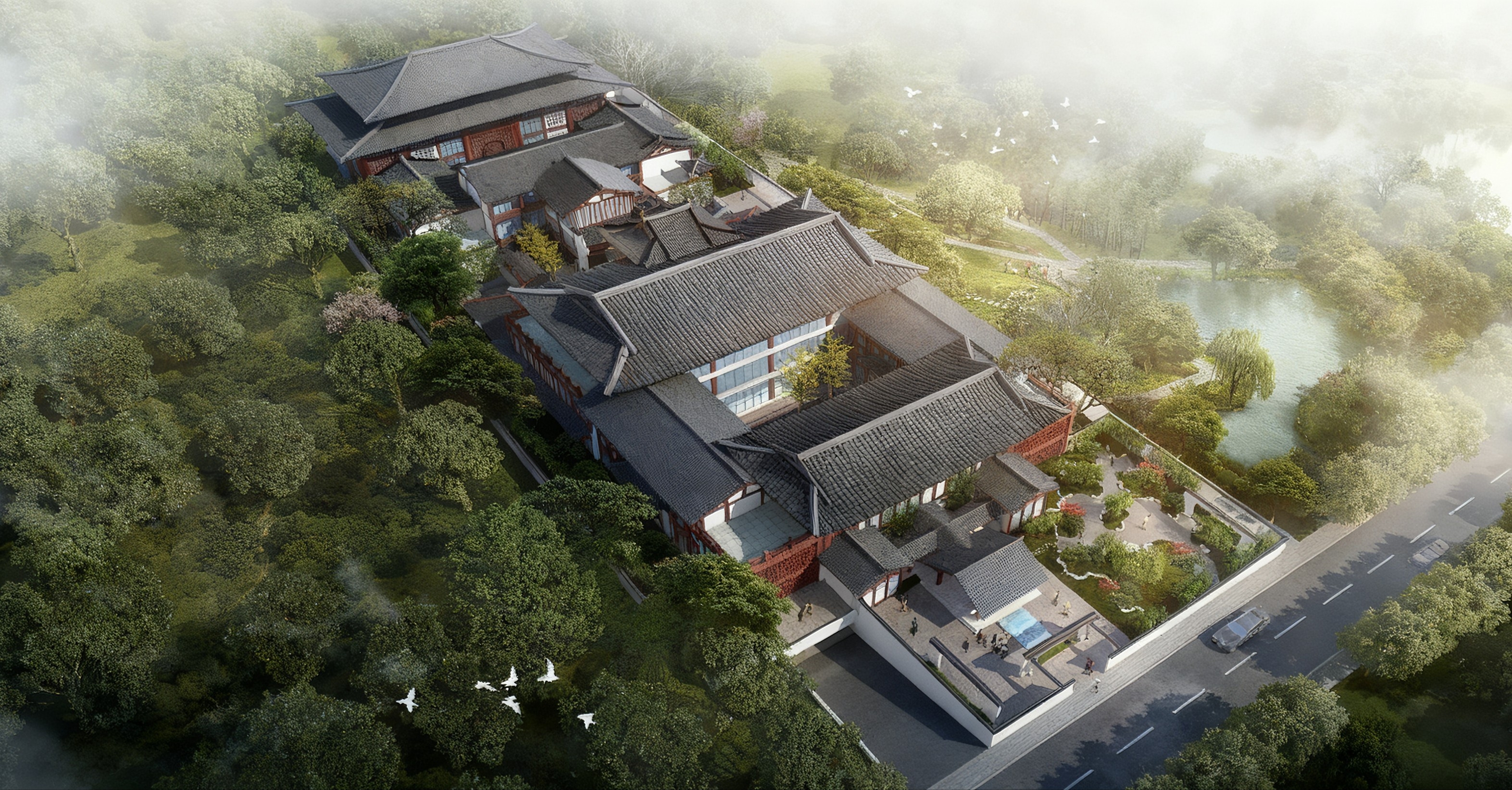 中式雅韵，筑梦旅居—容辉拓创建筑设计有限公司的匠心之作