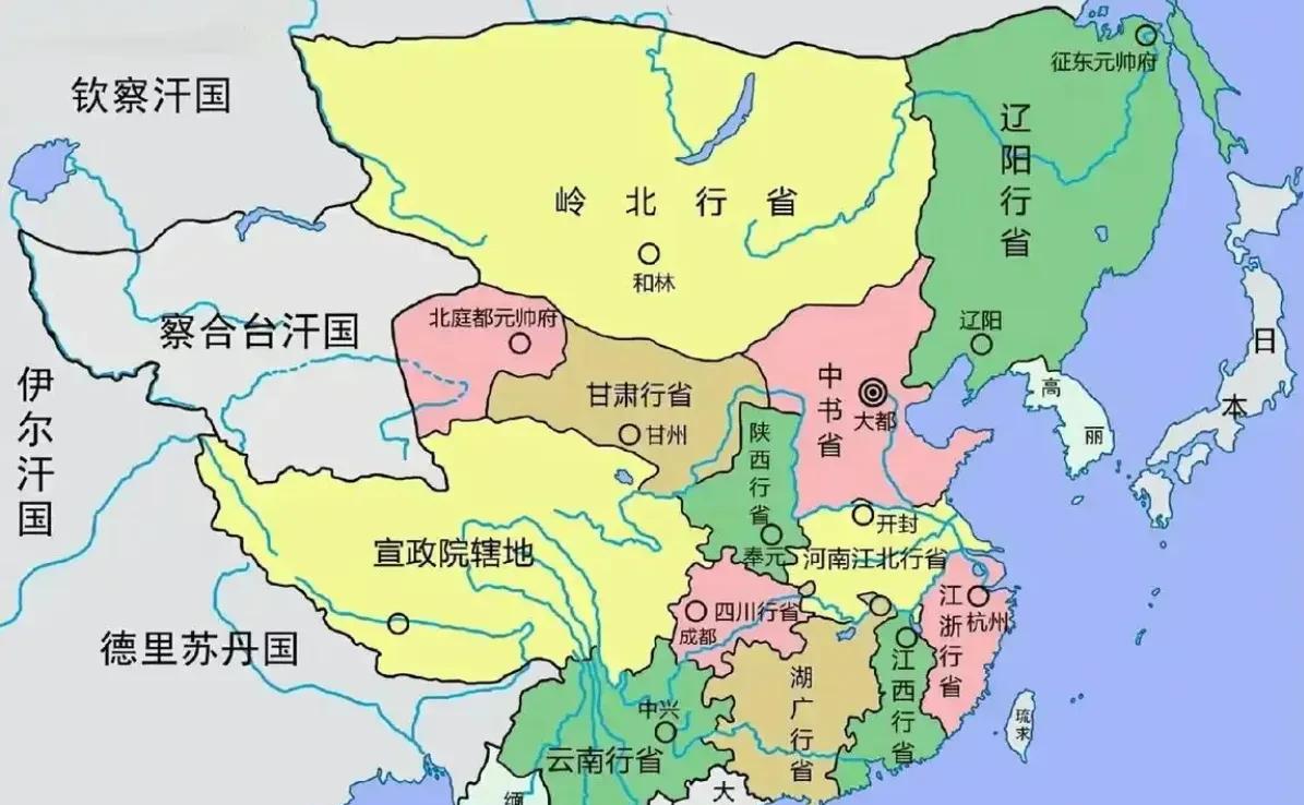 元朝的历史其实很反直觉…
但是实际上的元朝：一堆蒙古王爷内讧，才不管你汉人干什么