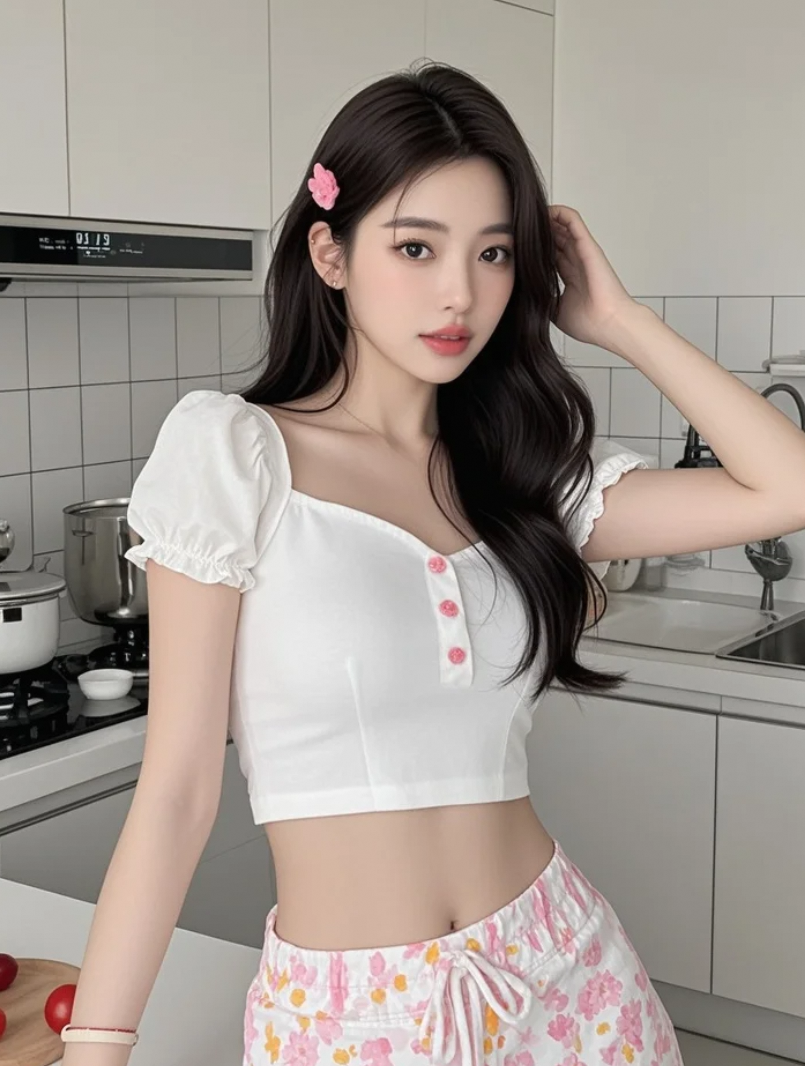 清纯甜美又爱笑的小姐姐，你会不会瞬间就喜欢上啦？