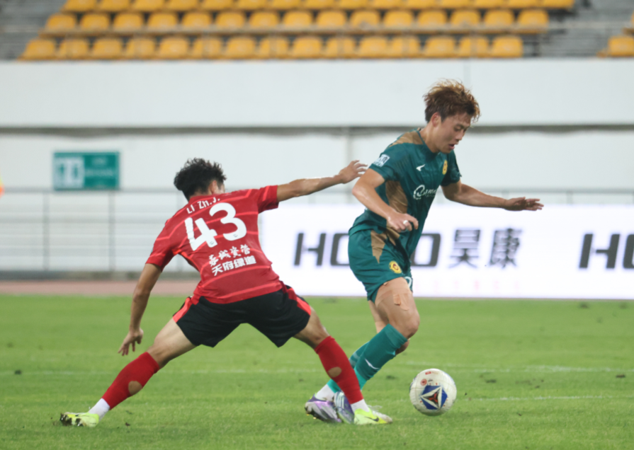 中乙联赛：贵州筑城竞技1比1成都蓉城B队

7月20日，中国足球乙级联赛预赛阶段