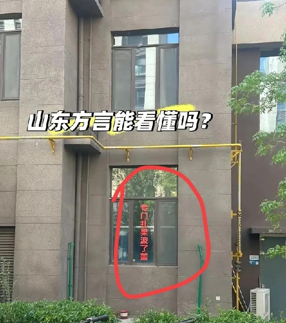 身为山东人
我读了好几遍才弄明白什么意思
我敢说，不是所有山东人都能读明白这句话