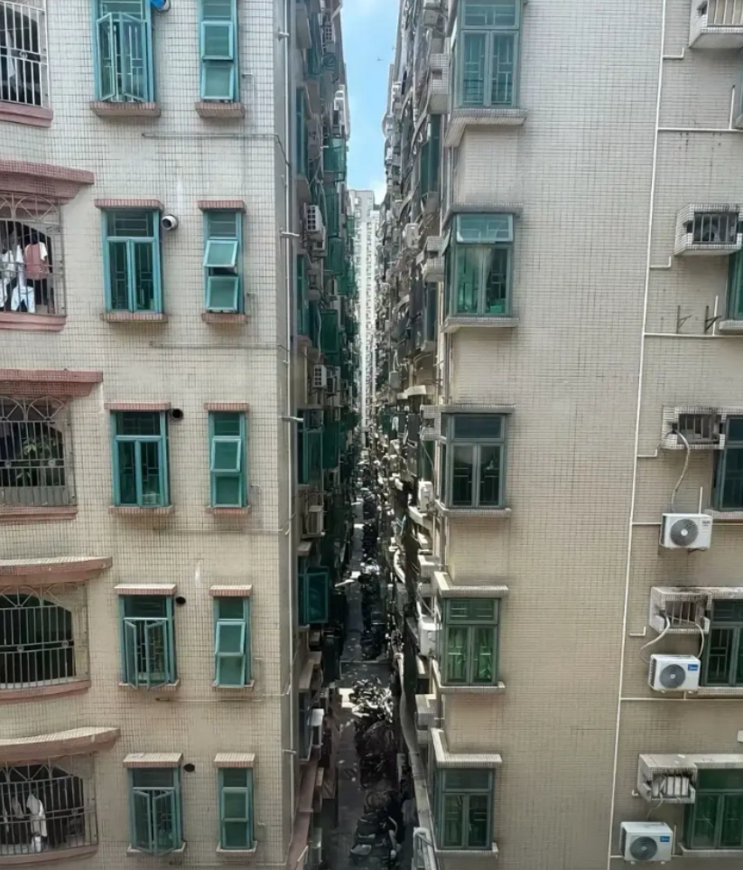 这楼间距，开开窗都能直接聊天了