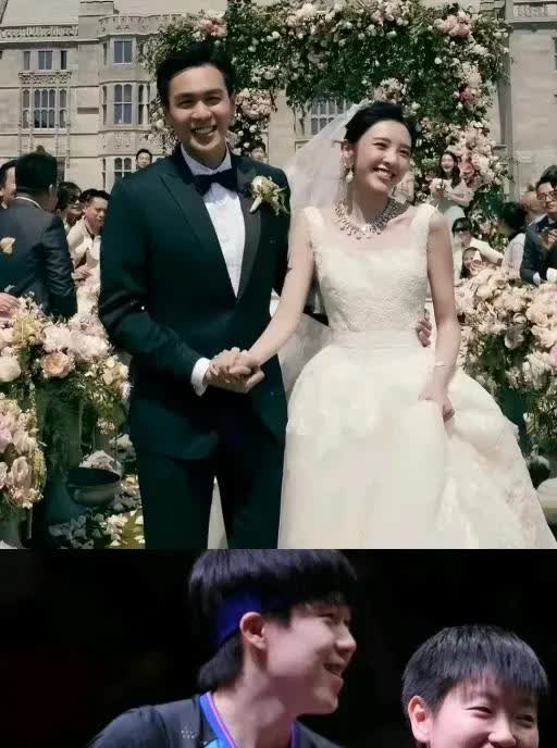 国乒张若昀，这是什么缘分？！小王有几张照片和张若昀好几分像的！不过，我觉得的楚钦