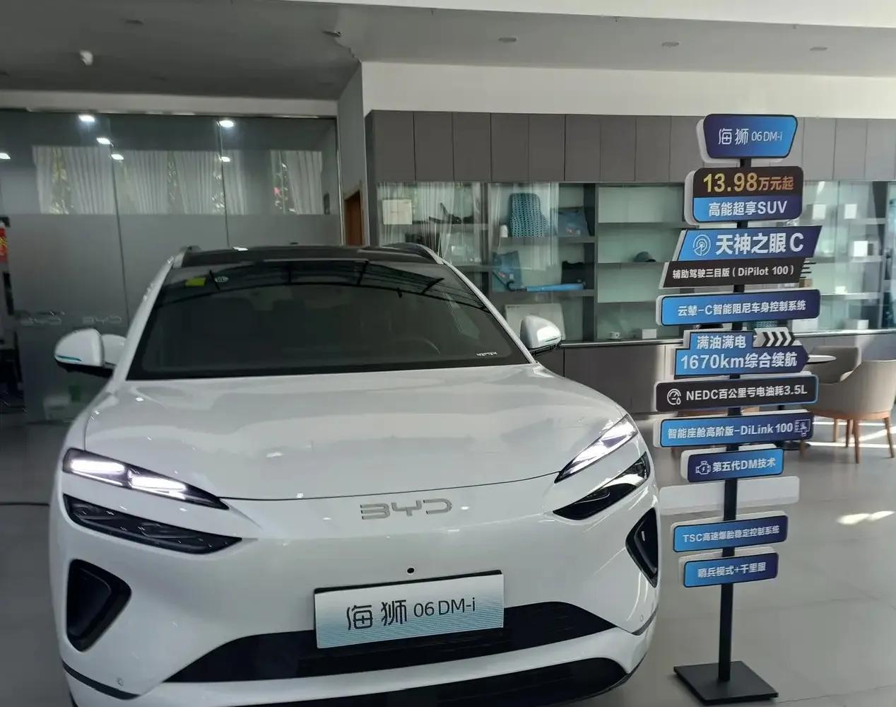 海狮06能够快速的占领市场，能够接过宋PLUS的接力棒，靠的就不是颜值，而是靠的