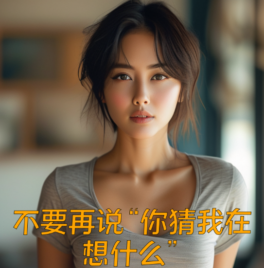 不要再说“你猜我在想什么”，容易伤感情