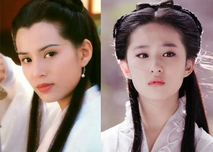 同样都是饰演小龙女，李若彤刘亦菲，谁的颜值演技更胜一筹？
1、颜值：刘亦菲胜出 