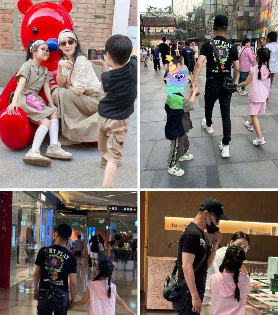 夫妻俩这是暗地里比赛呢嘛？
章子怡前脚刚晒完带娃相片
汪峰竟然也开始晒了！！！