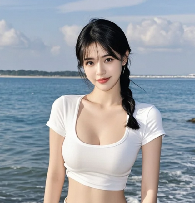 清风与她共舞，大海为她伴奏