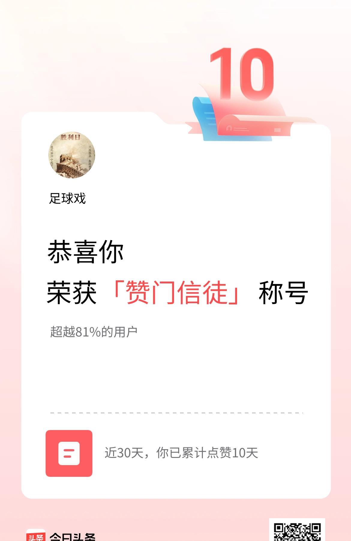 还有这荣誉[呲牙]