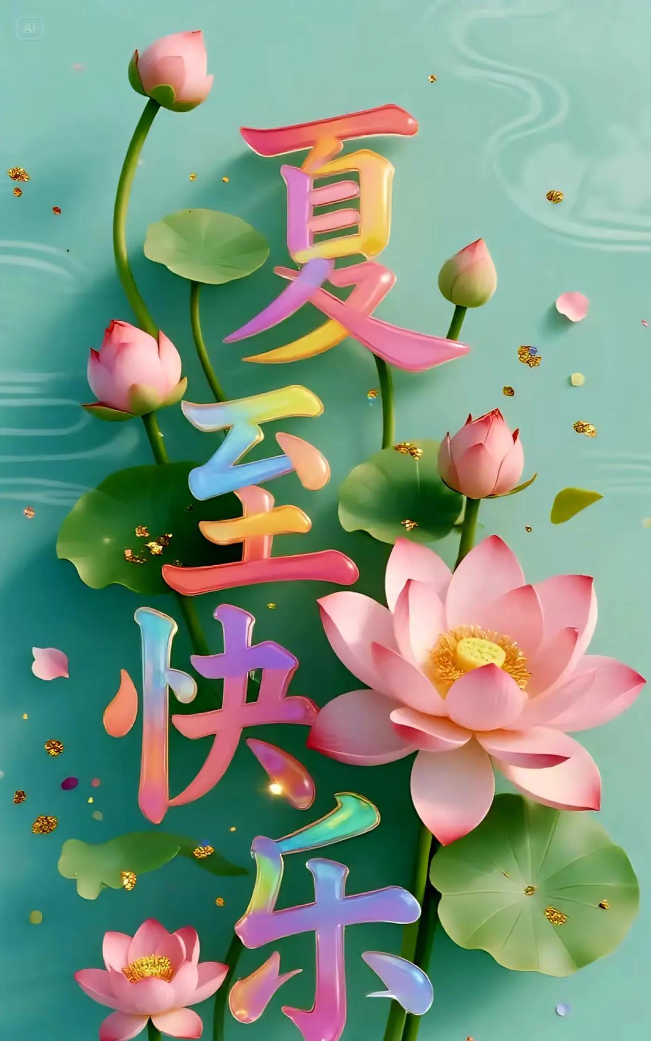 今日夏至，一个炽热绚烂的时节，万物蓬勃，繁花似锦。在这热烈奔放的日子里，愿我们珍