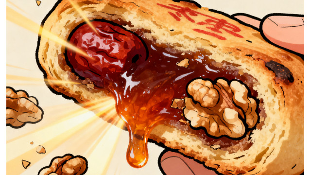 优可栗栗-红枣核桃饼