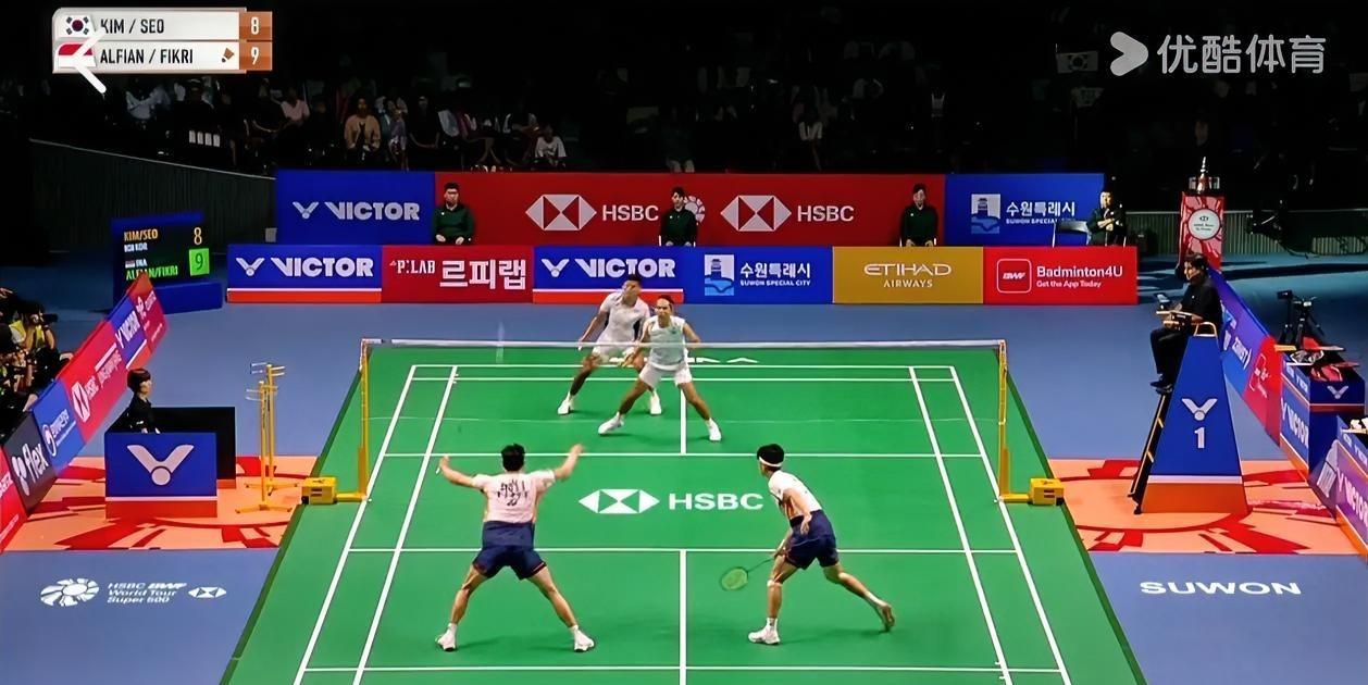 韩国组合男双夺冠！
2025年韩国羽毛球公开赛男双决赛刚刚结束。
这是世界第一的